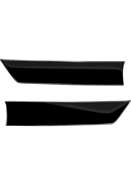 Honda Hrv Hrv Hr-V Vezel 2021 2022 Dış Abs Glossy Siyah Arka Kapı Strip Bagaj Bagaj Kenar Kalıp Trims Trims Cover (Yurt Dışından)