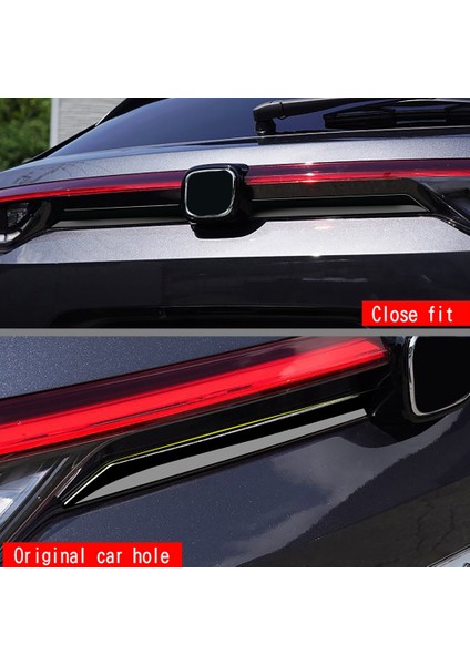 Honda Hrv Hrv Hr-V Vezel 2021 2022 Dış Abs Glossy Siyah Arka Kapı Strip Bagaj Bagaj Kenar Kalıp Trims Trims Cover (Yurt Dışından) modelleri