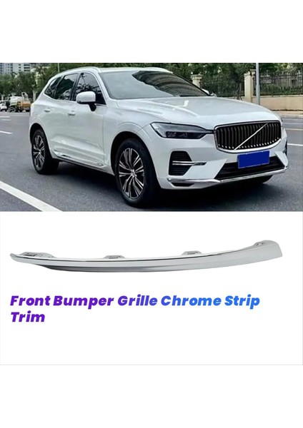 Araba Ön Tampon Volvo Için Plogled Kaplık XC60 Mk2 2022- Grille Krom Trim Şeridi 32227906 R (Yurt Dışından) fırsatları