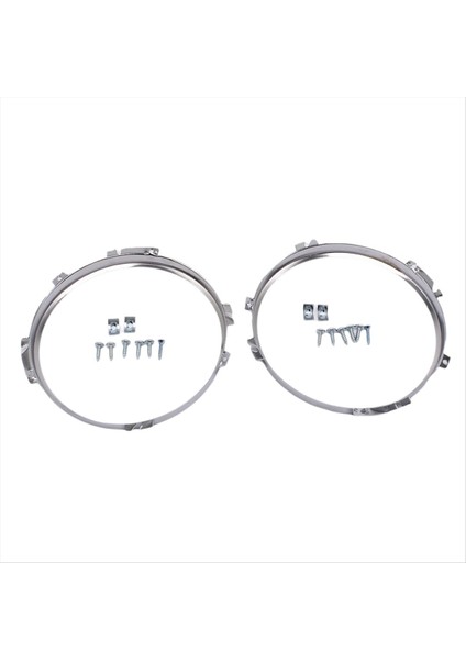 1paır 7in Ön Far Çerçevesi Krom Land Rover DEFENDER1990-2016 90 110 127 1983-1990 Far Çerçevesi Kapağı (Yurt Dışından) fiyatları