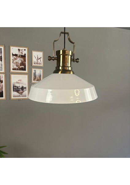 Lema Beyaz Tekli Avize Silindir Eskitme Başlık Sarkıt Lamba Restoran Cafe Salon Avizeleri fırsatları