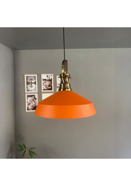 Lema Turuncu Tekli Avize Yeni Eskitme Başlık Sarkıt Lamba Restoran Cafe Salon Avizeleri