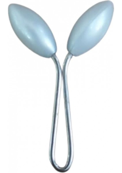 Eşarp Klipsi Başak Model Beyaz 1 Adet