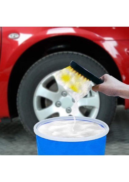 Çok Amaçlı Araba Jant Lastik Temizleme Fırçası, Ergonomik Iç Dış Evrensel Lastik ve Halı