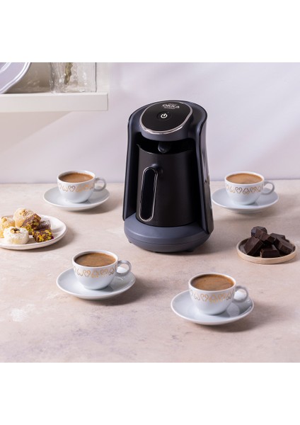 Okka Minio Türk Kahve Makinesi 4 Fincan Kapasiteli Sorgül Buğdayı - OK004-54 fiyatları