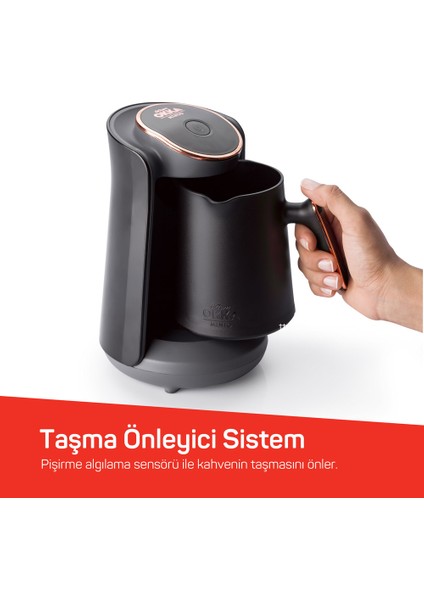 Okka Minio Türk Kahve Makinesi 4 Fincan Kapasiteli Sorgül Buğdayı - OK004-54 fırsatları