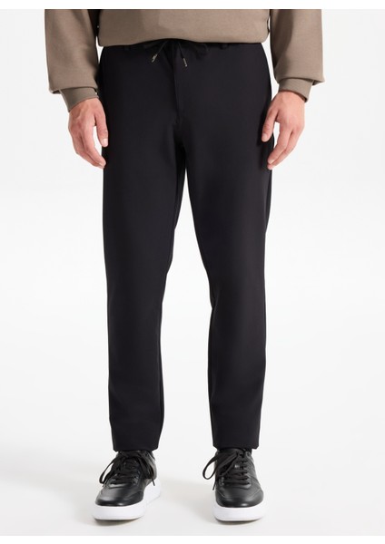 Gmg Fırenze Lastikli Bel Normal Paça Jogger Siyah Erkek Pantolon GU25MFW01010 fiyatları