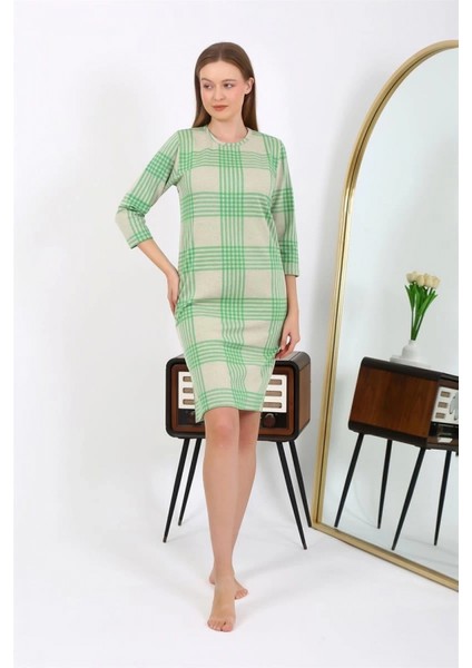- Pamuk Ev Elbisesi Tunik Gecelik Yeşil fiyatları