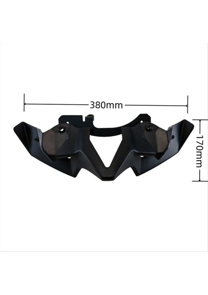 Kawasaki Için Z900 2021-2024 Motosiklet Ön Spoiler Winglet Aerodinamik Kanat Kiti Spoiler Deflektör Mat Siyah (Yurt Dışından) indirimleri