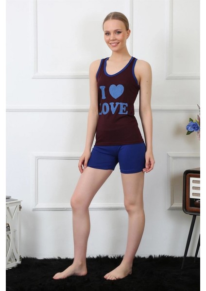 - Kadın Penye Şortlu Takım Bordo modelleri