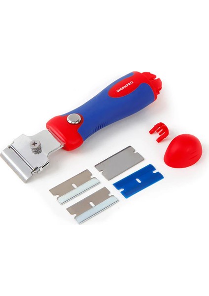 WP219004 40MM Geri Çekilebilir Profesyonel Kazıyıcı + 4 Parça Kazıma Bıçak Seti fiyatları