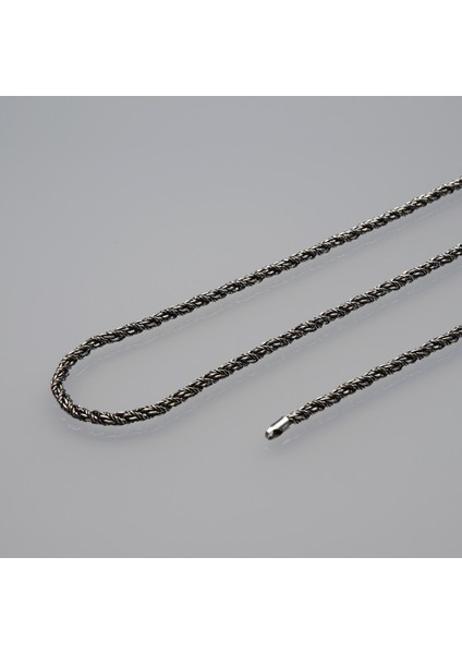 3n Burma Tilki Kuyruğu Gümüş Zincir