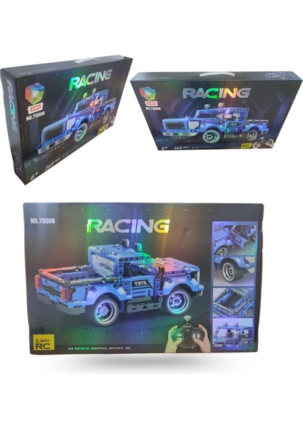 Ctoy Blok Uzaktan Kumandalı Yarış Arabası 369 Prç