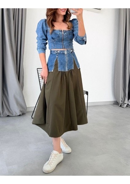 Tasarım Etek Bluz Ikili Takım