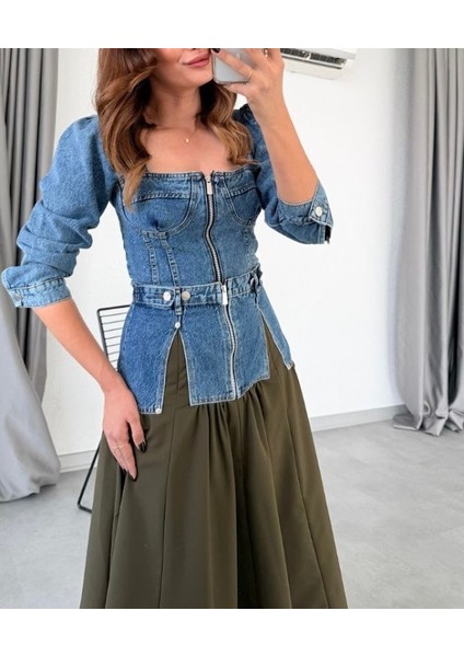 Tasarım Etek Bluz Ikili Takım modelleri