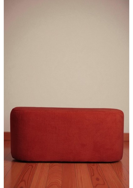 Oval Büyük Puf – Yumuşacık Doku Teddy Kumaş Makyaj Masa Pufu Bench fiyatları
