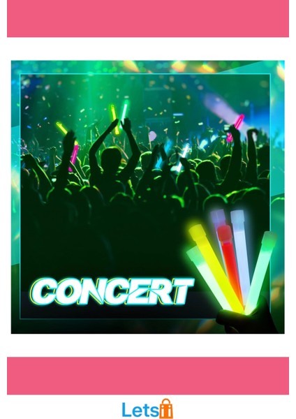 Karanlıkta Parlayan 15CM Asılabilir Glow Stick Lamba 6 Adet 6 Renkli indirimleri