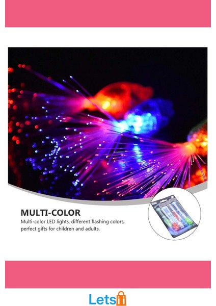 LED Işıklı Renkli Püsküller 4 Adet Parti Dekorasyonu modelleri