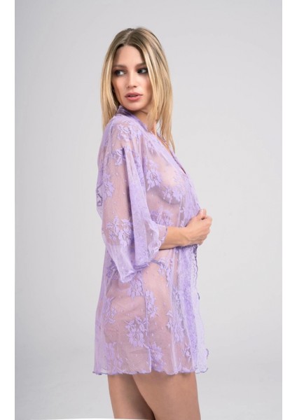 Moonlight 9356 Dantel Sabahlık Fantezi String Takım fırsatları