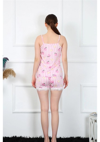 - Kadın Ip Askılı Pembe Şortlu Takım fırsatları