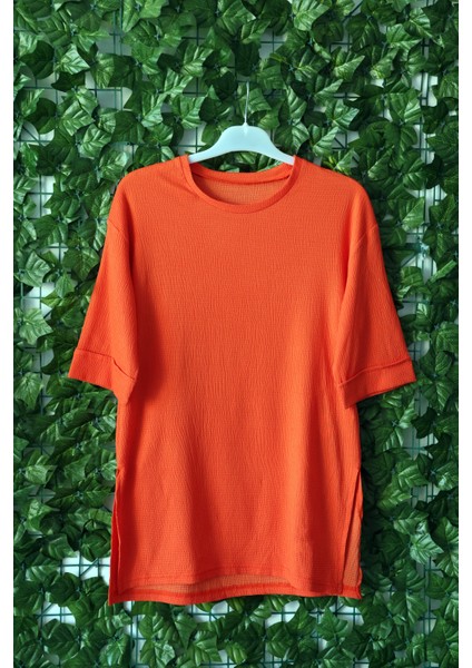 Kadın Ovarsize Turuncu Bluz fiyatları