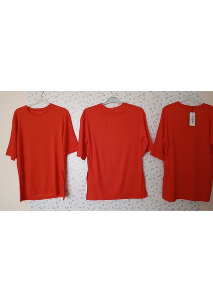 Kadın Ovarsize Turuncu Bluz modelleri