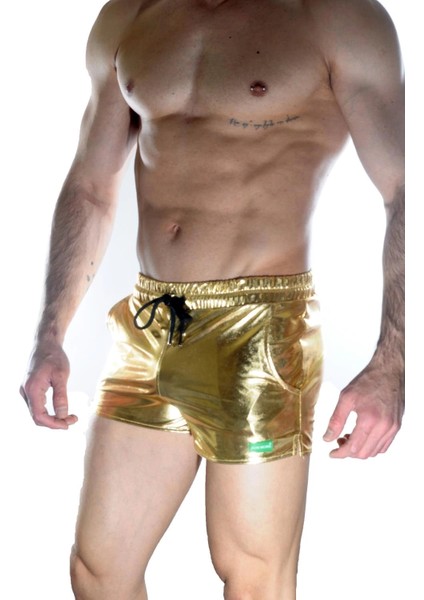 - Erkek Gold Lame Short fiyatları
