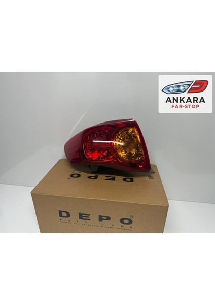 Toyota Corolla 2007 - 2009 Stop Lambası Dış Sol (Depo Marka)