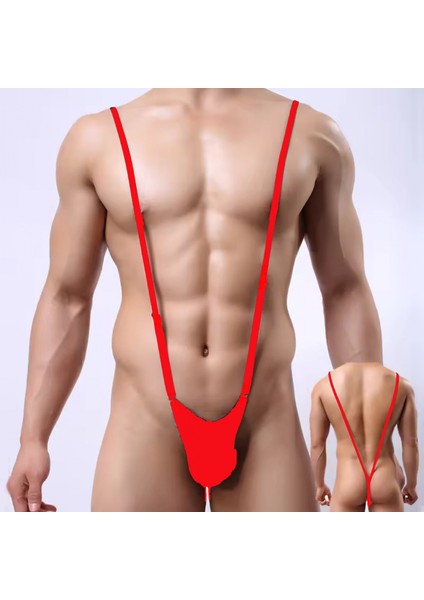 - Fantezi Lastikli Kırmızı Erkek String - Tanga TG274615 modelleri