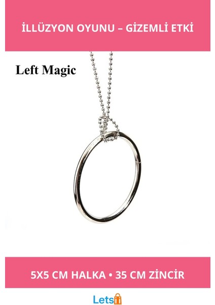 Sihirli Halka Illüzyon Oyunu Eğlenceli Zeka Geliştirici Oyun