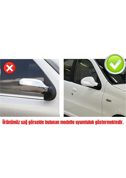 Fiat Albea Uyumlu Ayna Kapağı 2 Parça Abs Krom Kaplama fiyatları