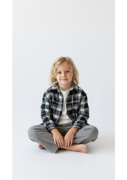 Siyah Ekoseli Gömlekli 3lü Takım fırsatları