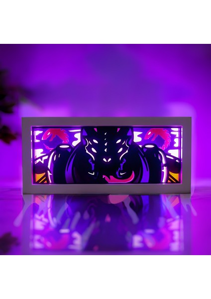 🐉 Tyran Hive - LED Işık Kutusu 💜