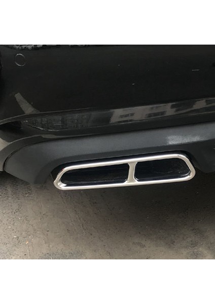 2pcs Krom Araba Egzoz Kuyruk Boruları Dekorasyon Çerçeve Kuyruk Kuyruğu Boğaz Borusu Modifiye Kapak -Uudi A6 C7 2016-2018 (Yurt Dışından) fırsatları