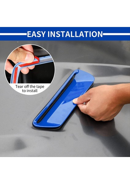 Kaput Hava Çıkışı Ön Tampon Dudak Ayırıcı Koruyucusu Dodge Challenger 2015-2024 Aksesuarları Için Kaplama Kaplama Bir (Yurt Dışından) indirimleri