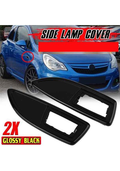 Araba Parlak Siyah Yan Lamba Kapağı Yan Işaretçi Vauxhall Corsa D/ Vxr Astra H/ J Zaf B Insignia Corsa E (Yurt Dışından) fiyatları