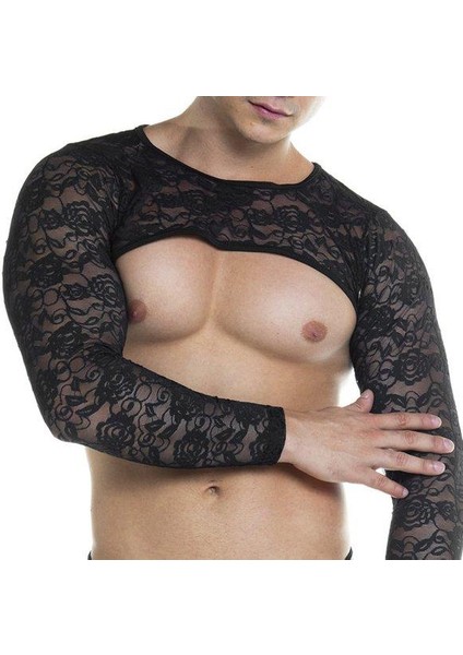 Erkek Fantezi Dantel Crop