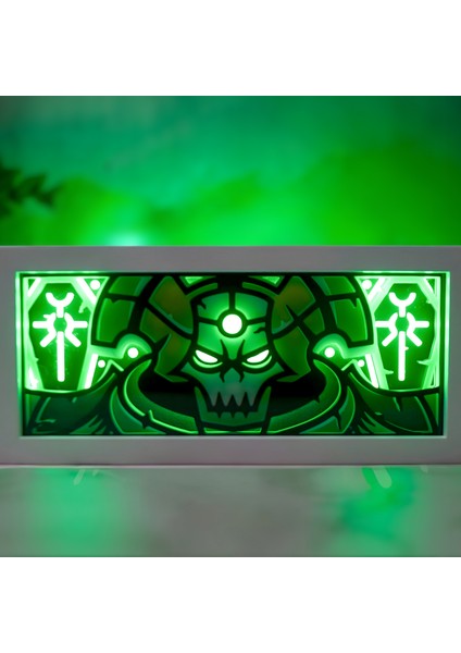 💀 Overlord - LED Işık Kutusu 💚