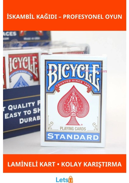 1.kalite Dayanıklı Iskambil Kağıdı Oyun Seti