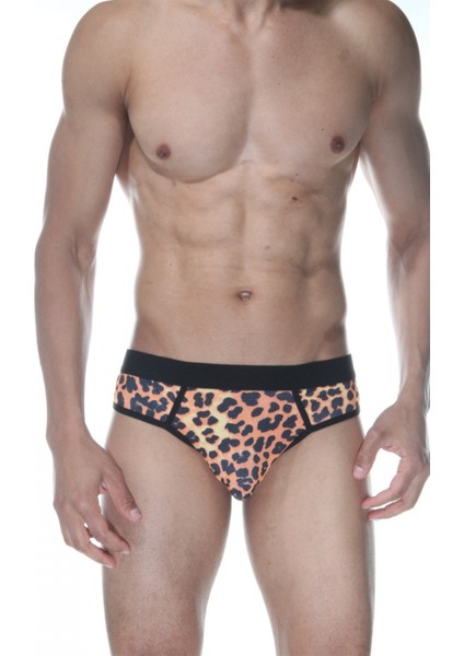 Leopar Jockstrap Fantezi Iç Giyim