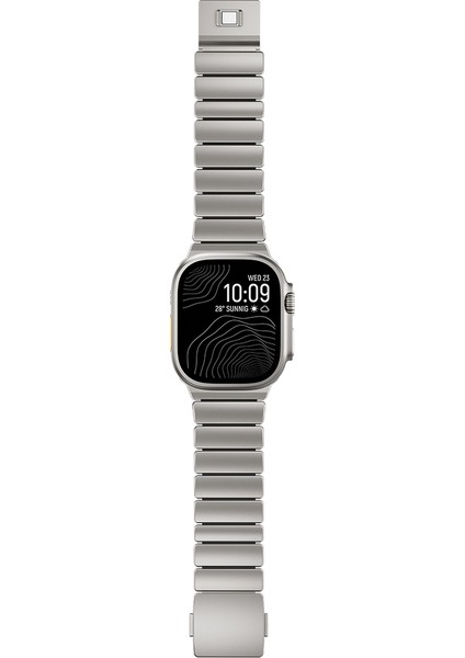 Watch Ultra 49MM Zore KRD-149 Titanyum Silikon Kordon - Siyah modelleri