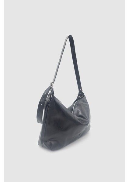 Rolyn Ayarlanabilir Askılı Yumuşak Formlu Hobo Kadın El, Kol ve Omuz Çantası Siyah indirimleri