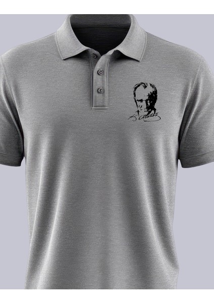 Atatürk Silüetli Polo Yaka Tshirt fiyatları