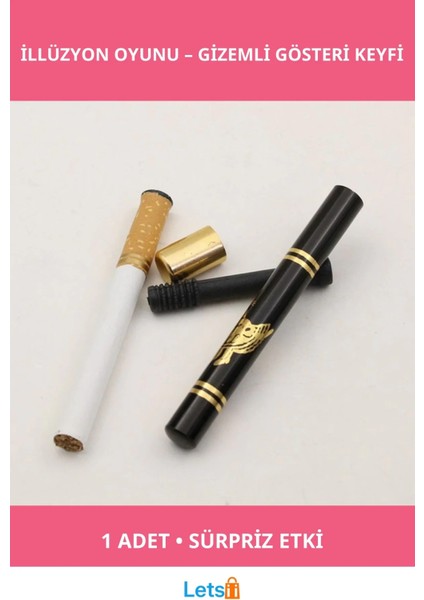 Eğlenceli Sigara Illüzyonu Oyun Seti