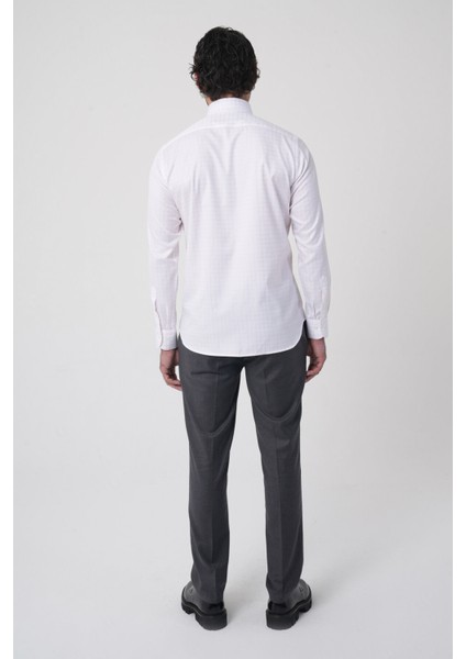 Regular Fit Italyan Yaka Pamuk Pembe Erkek Gömlek GMEKS4K242034_E29 indirimleri