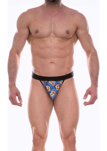 Marsilyan- Erkek Desenli Tanga Çamaşır