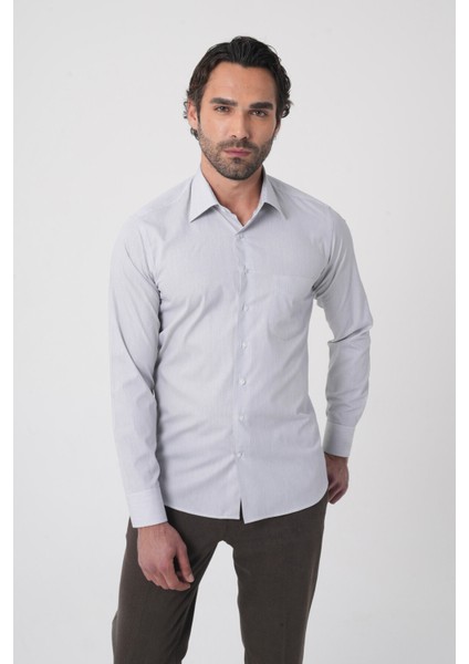 Regular Fit Tek Cepli Pamuk Siyah Erkek Gömlek GMKLS092230022_D99 fiyatları