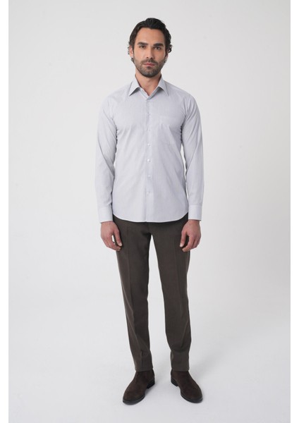 Regular Fit Tek Cepli Pamuk Siyah Erkek Gömlek GMKLS092230022_D99 modelleri
