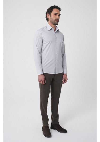 Regular Fit Tek Cepli Pamuk Siyah Erkek Gömlek GMKLS092230022_D99 fırsatları