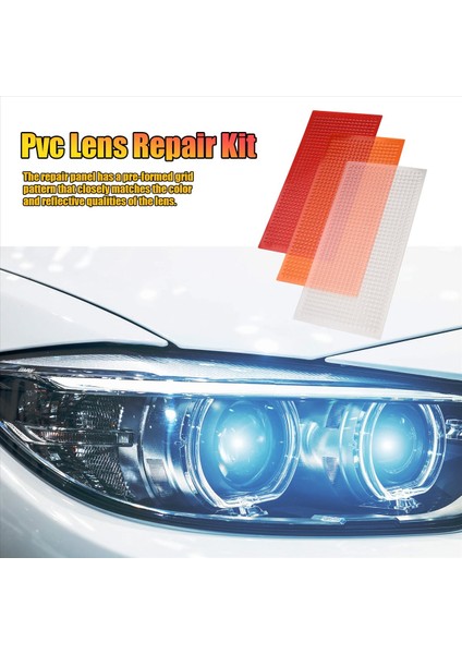 Sikeo Yüksek Kaliteli Araba Otomatik Lens Onarım Kiti Evrensel Çoklu Paketli Araç Farlar Arka Lamba Onarım Aracı Set Araba Işıkları Çatlak Tamir Filmi (Yurt Dışından) fırsatları